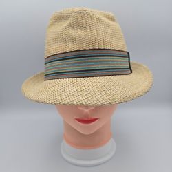 Unbranded TanTrilby FedoraPaperStrawHat