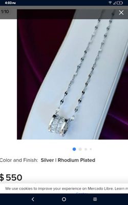 SILVER FLASH NECKLACE PENDANT