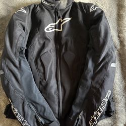 Womens Alpinestars Stella Black Motorcycle Jacket L