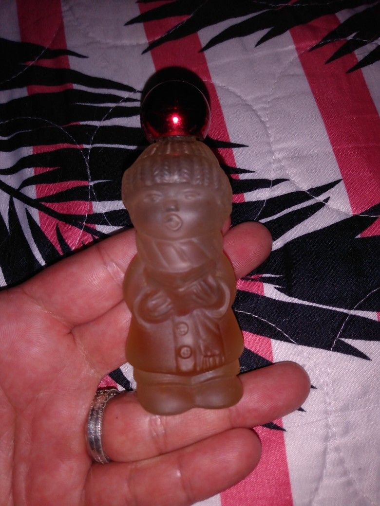 Old Caroler Avon Bottle