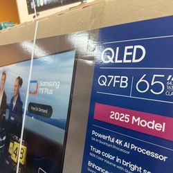 65”Samsung QLED 4K Smart Tv