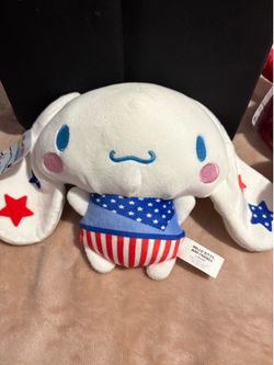 sanrio stuffed animals + 2 mcdonalds sanrio action figures