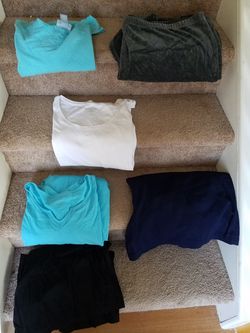 3x shorts and shirts