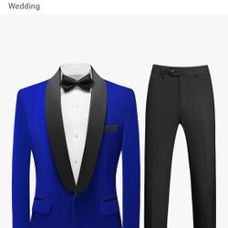 Mens Velvet Suits Slim Fit 2 Piece Tuxedo Suit for Men 