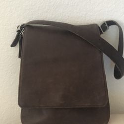 Coach Hand Bag Flap Over Close