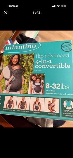 Infantino Flip Advanced 4-in-1 Convertible Baby Carrier