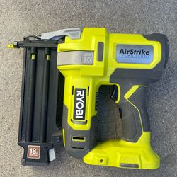 RYOBI ONE+ 18V 18-Gauge Cordless AirStrike Brad Nailer (Tool Only)
