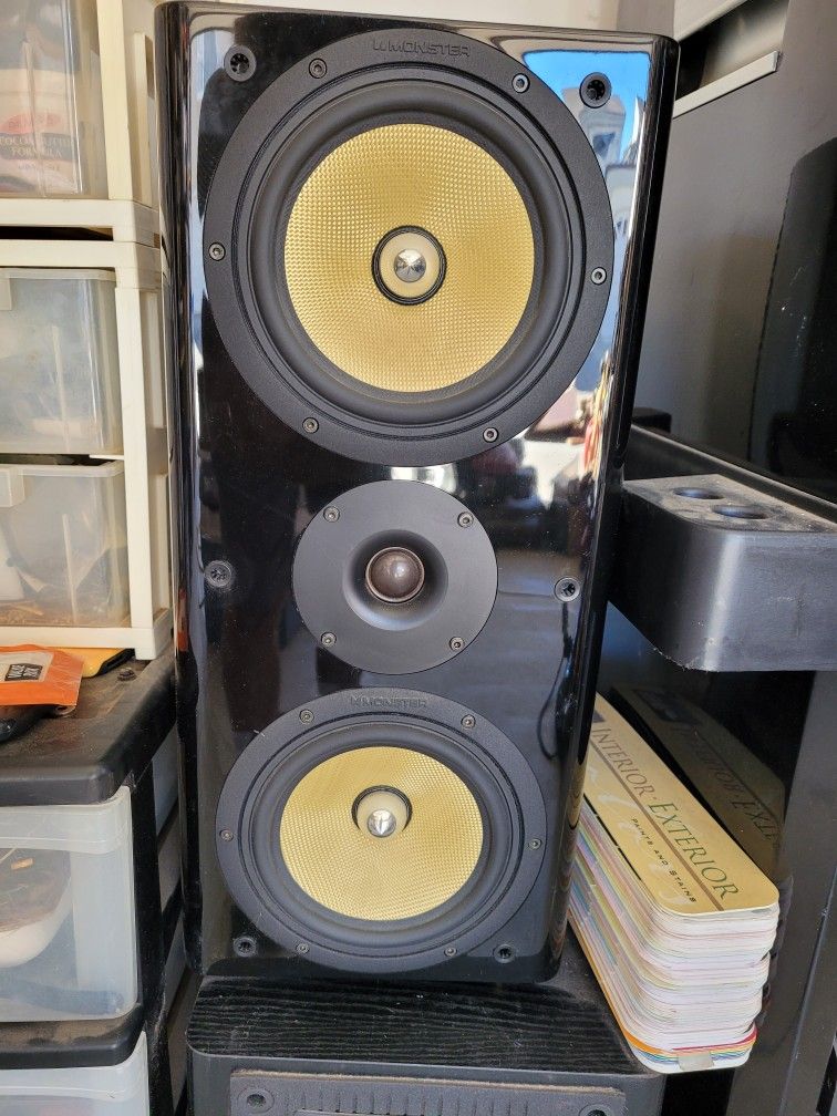 Monster SL200 MTR THXMonster THX SL200-MTR Select Certified Monitor Speakers Piano Black - PAIR of 2