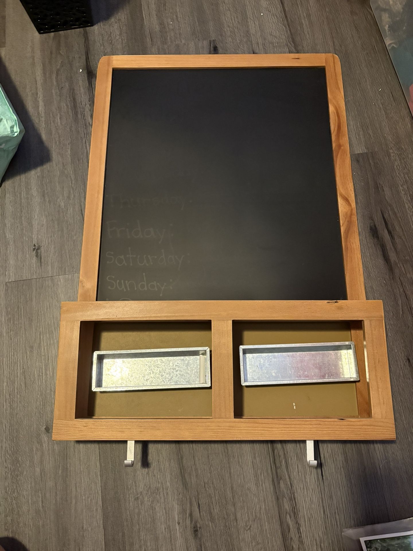 Chalkboard Meeting Center With Hooks