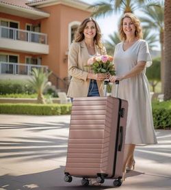 😀 3Pcs Luggage Set (size : 29”&25”&22”), Hardside Checked Suitcase with Spinner Wheels, Lightweight ABS Hard Shell Travel Luggage, TSA Approved Lock,