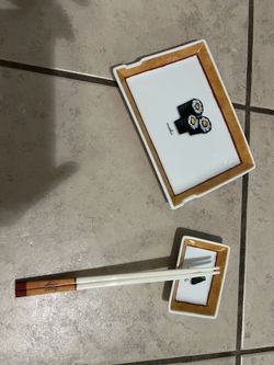 Sushi Plate Set For 4