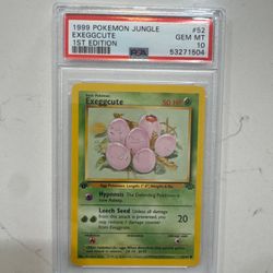 Pokémon Jungle 1st Edition Exeggcute PSA 10