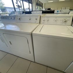 KENMORE SET WASHER AND DRYER 