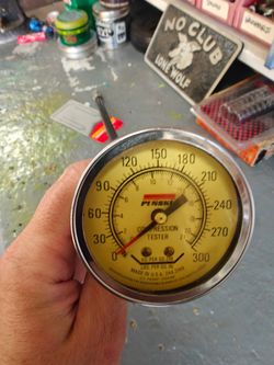 Vintage Penske Compression tester for Engine SBC Ford Dodge Hotrod