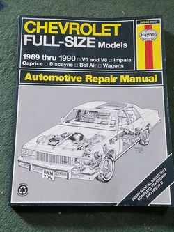 Haynes Chevrolet Full-size Models. 1969-1990