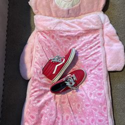 Kids Sleeping Bag And Van Shoes