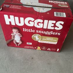 Huggies Size 1 168 Diapers 
