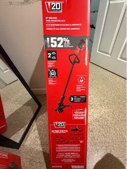 CRAFTSMAN V20 20-volt max 13-in Straight Shaft Battery String Trimmer Edger Conversion Capable