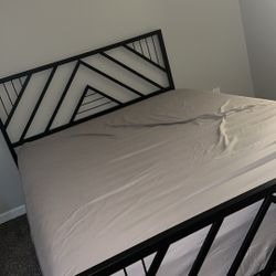 Queen frame & Mattress 