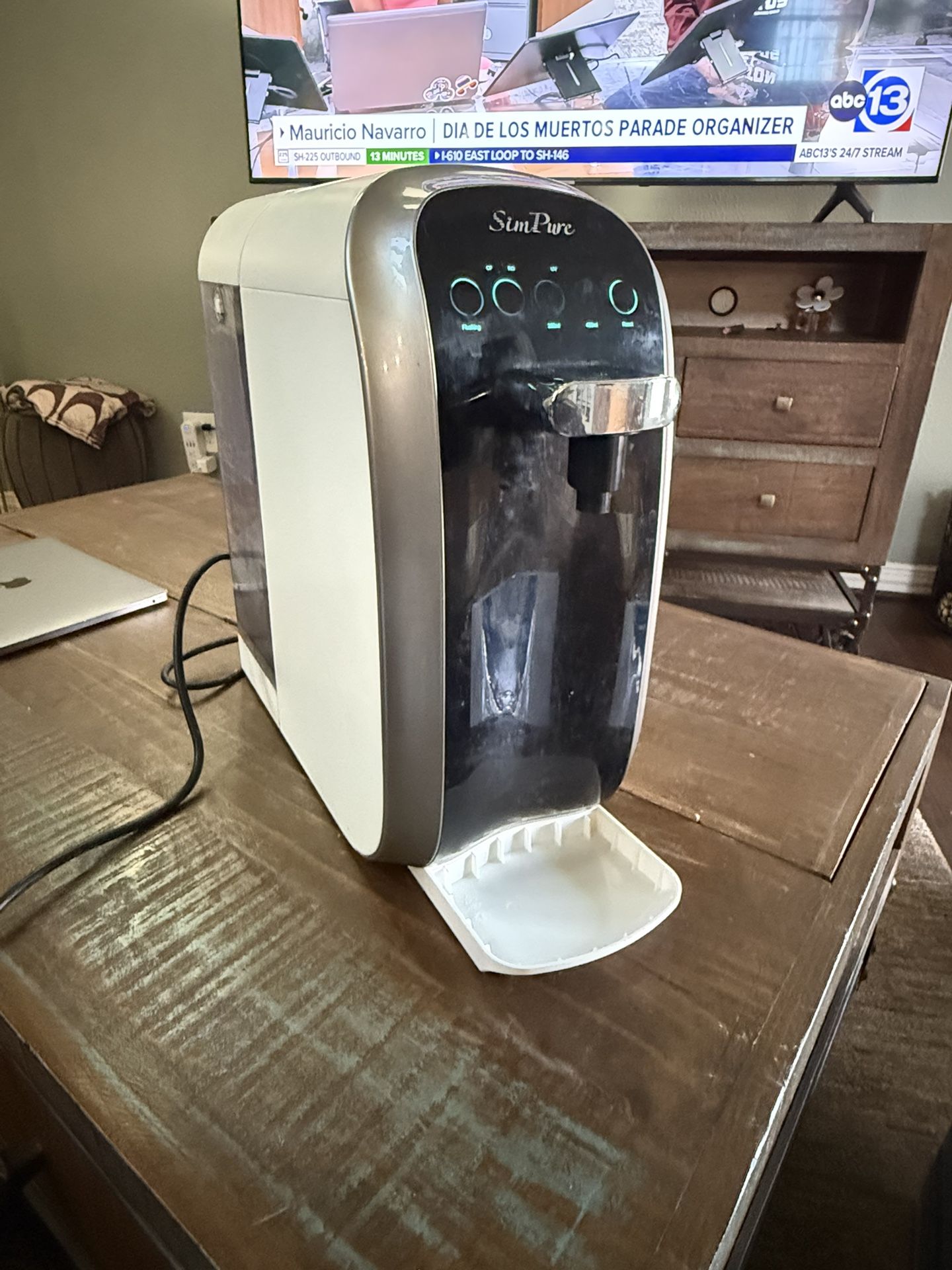 Filtered Water - SimPure Reverse Osmosis Y7P-BW Countertop - No Plumbing