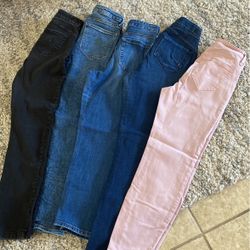 Lady’s Jeans Bundle Of 5 Size 6/7
