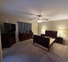 Queen Bordeaux Cherry Bedroom Set