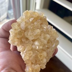 Natural Brazilian Citrine Crystal Clusters
