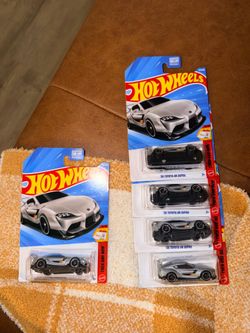 2026 Hot Wheels '20 Toyota GR Supra models from the "Then and Now" series (6/10).