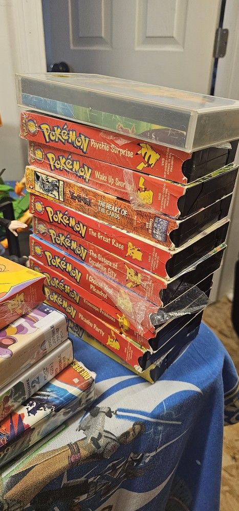 Vintage Pokémon VHS And DVD