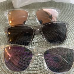 3 Pair Sunglasses 