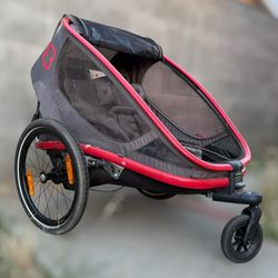 Hamax Outback Double Stroller Jogger Bike Trailer