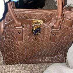 Michael Kors Brown Leather Purse