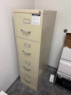 4-Drawer Metal Vertical Filing Cabinet