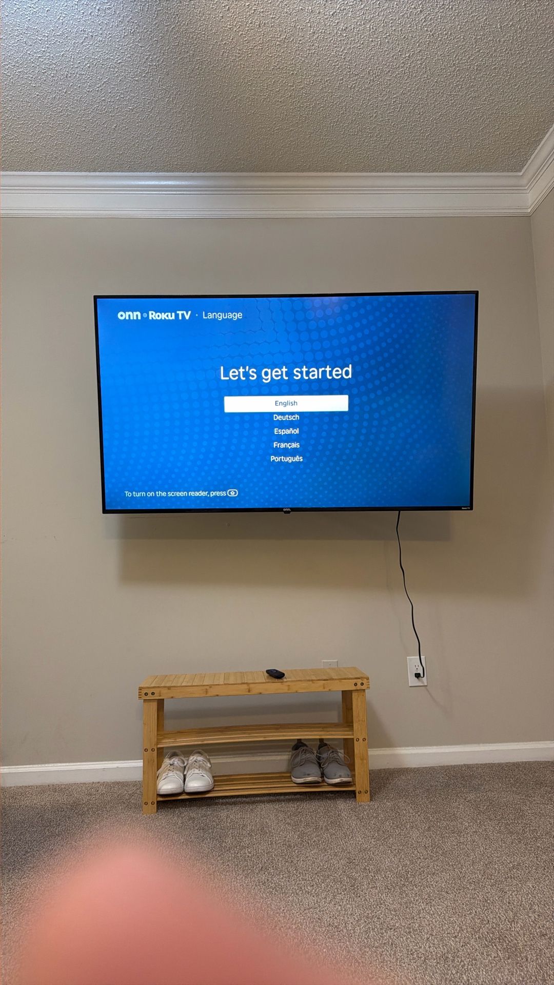 65” ONN. ROKU TV - Includes Wall Mount