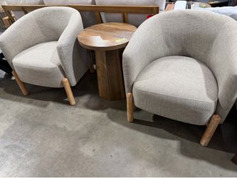 3 -Piece Accent Chair and Coffee Table Set