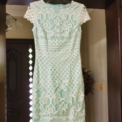 Light Green Lace Dress