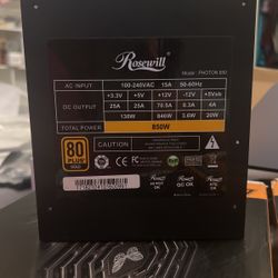 Rosewill  Photon 850W 80 Plus Gold Power Supply (US Plug)