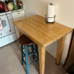 John Boos Butcher-Block Table — Solid Wood, Used
