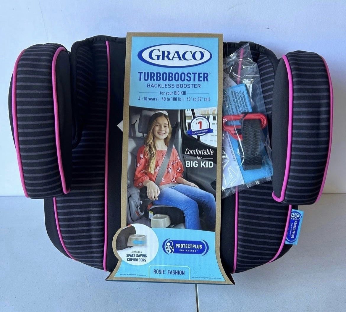 Graco TurboBooster Backless Booster Car Seat, Galaxy #4093