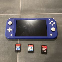 Nintendo Switch Lite With Games 