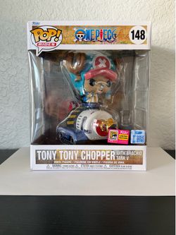 TONY CHOPPER BRACHIO TANK V ONE PIECE  2026 SDCC FUNKO POP! OFFICIAL CON STICKER