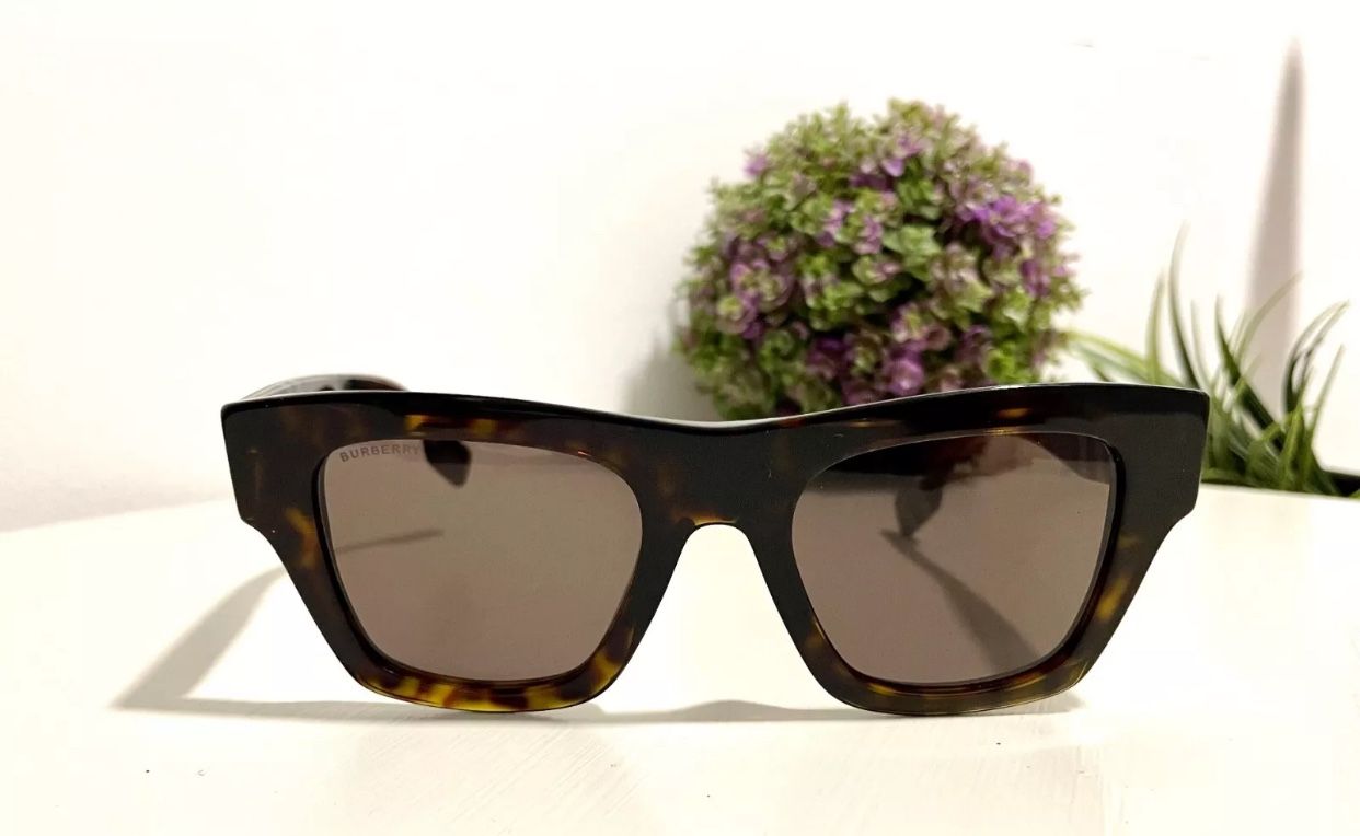 Burberry B4(contact info removed)/73 Sunglasses Authentic Women's Brown Tortoise Shell Italy