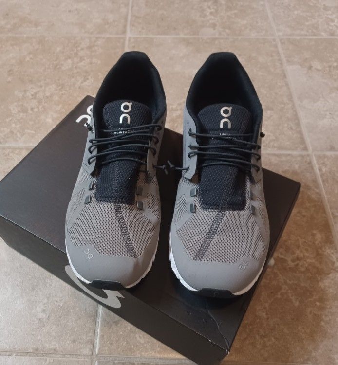 Like NEW On Cloud Men's Running Shoes Zinc/White Sz.10 (11½Wo) for Sale