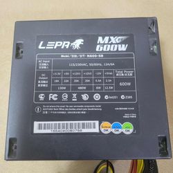 ⚡ BRAND NEW 600W Power Supply (LEPA MX-F1) – Never Used