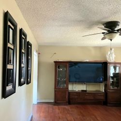 Wood Entertainment Center 