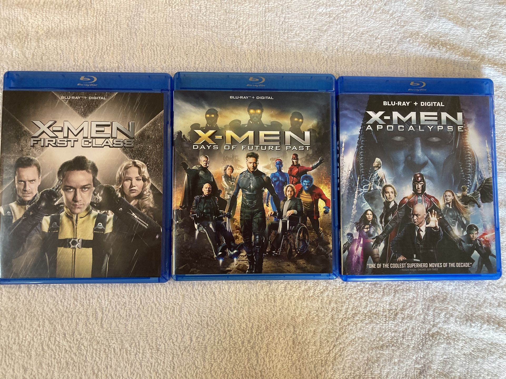 X-Men Trilogy, Blu Ray