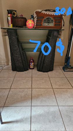 Glass shelves