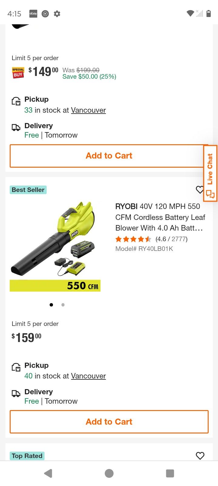 Ryobi Blower Battery And Charger