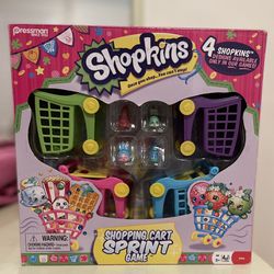 Shopkins shopping cart sprint game 