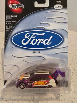 Hot Wheels 100% Preferred Ford Series Ford Focus (No. 1/4) - 2002 Rare Die-Cast